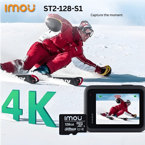 IMOU 128GB microSD Card U3 V30 | High-Speed Storage for Security Cameras | ST2-128-S1