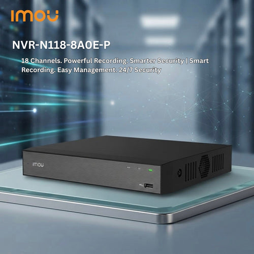 18-Channel Non POE  Network Video Recorder (NVR) for IP Cameras – NVR-N118-8A0E-P IMOU
